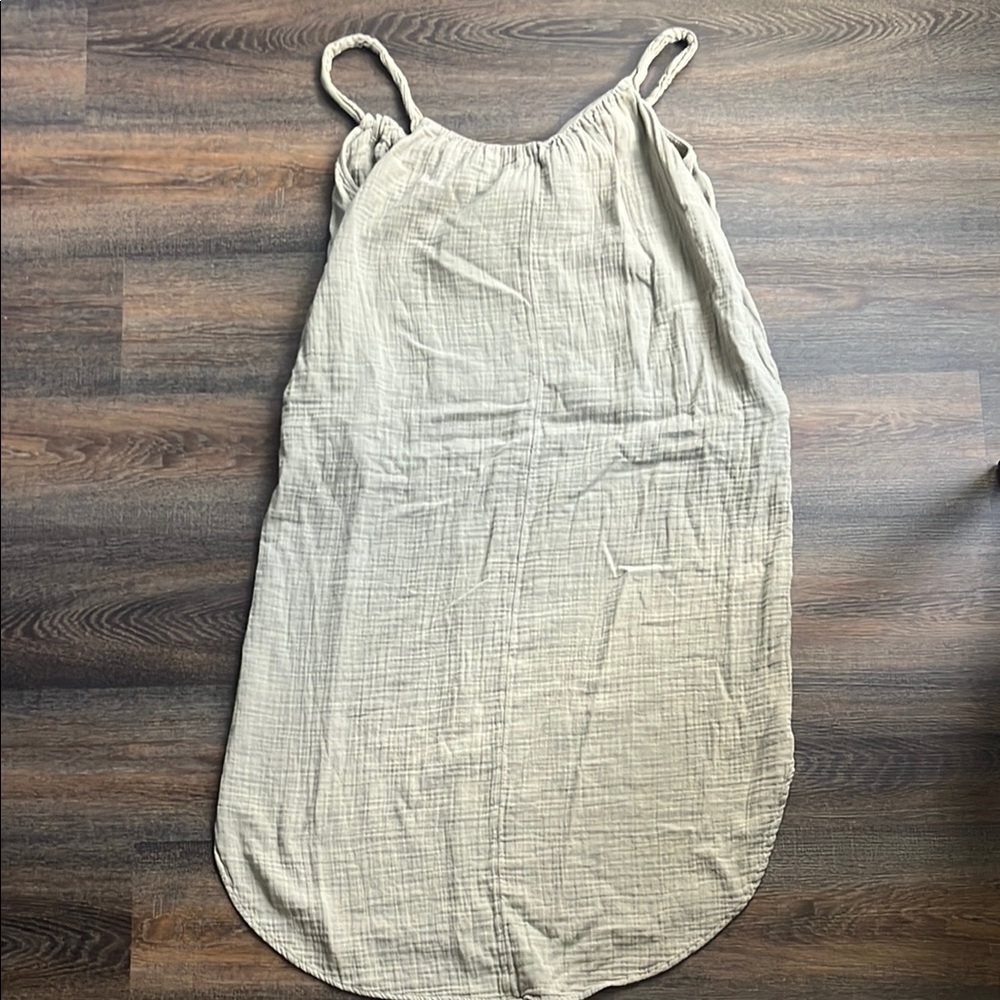 Tie-back Midi Dress